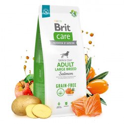 Brit Care Grain-Free/gabonamentes ADULT Large Breed 3 kg Salmon&Potato 172203 Kutya Kutyáknak Brit