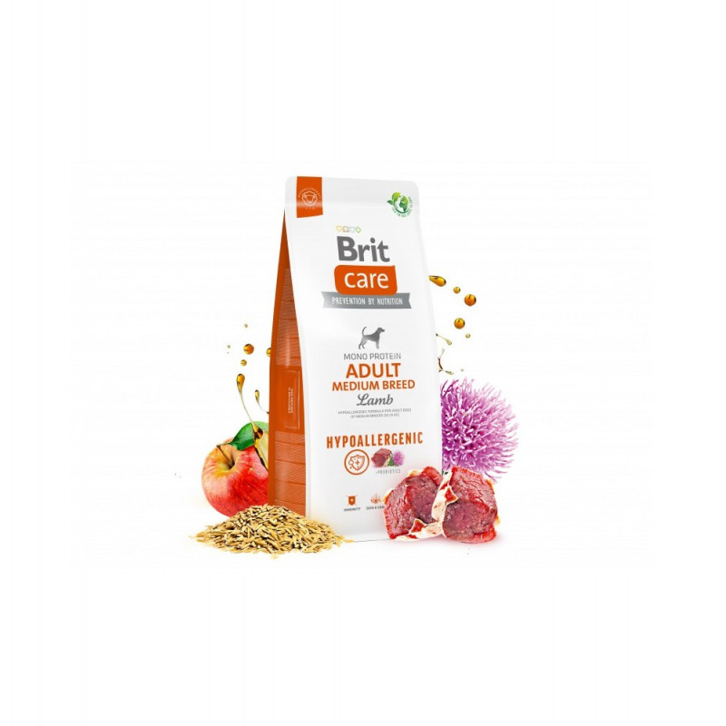 Brit Care Hypoallergenic ADULT Medium 1 kg Lamb 172214