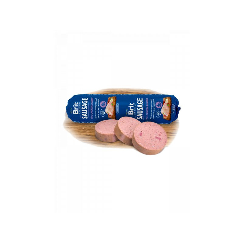 Brit kolbász/húscsemege 800 g csirke & nyúl 104100086