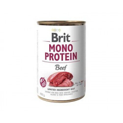 Brit Mono Protein 400 g Beef 104100831 Konzerv, nedves táp Kutyáknak Brit