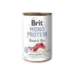 Brit Mono Protein 400 g Lamb & Brown Rice 104100833 Konzerv, nedves táp Kutyáknak Brit