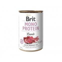 Brit Mono Protein 400 g Lamb 104100834 Konzerv, nedves táp Kutyáknak Brit