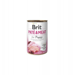 Brit Paté&Meat 400 g Puppy Chicken&Turkey104100862 Konzerv, nedves táp Kutyáknak Brit