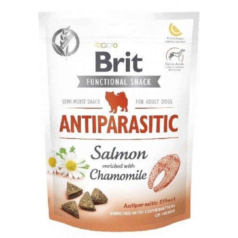 Brit Snack Dog jutalomfalat 150 g Antiparasitic salmon&kamilla 111583