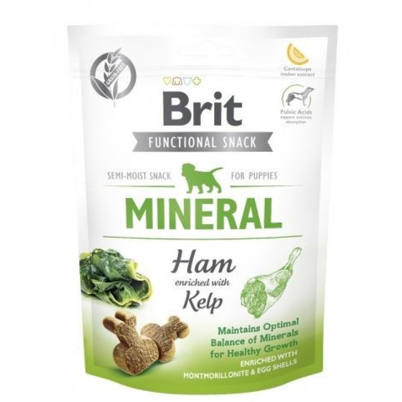 Brit Snack Dog jutalomfalat 150 g Mineral puppy ham&kelp 111581