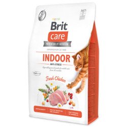 Brit Care Cat GF Indoor Anti-stress 2 kg benti macskáknak csirke 171302 Macskaeledel Macskáknak Brit