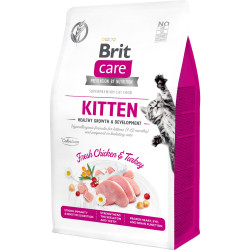Brit Care Cat GF Kitten 7 kg kölyök macskáknak csirke&rpulyka 171277 Macskaeledel Macskáknak Brit