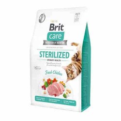 Brit Care Cat GF Sterilized Urinary 2 kg steril húgyúti csirkés 171286 Macskaeledel Macskáknak Brit