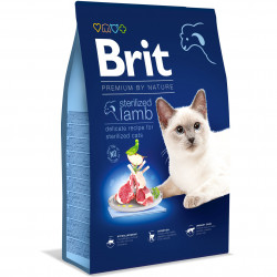Brit Premium by Nature Cat sterile 8 kg bárányos 171871 Macskaeledel Macskáknak Brit