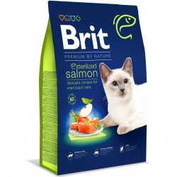 Brit Premium by Nature Cat sterile 8 kg lazacos 171872 Macskaeledel Macskáknak Brit