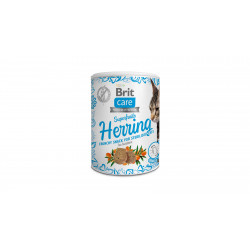 Brit Snack Care Cat GF jutalomfalat Superfruits Herring 100 g ropogós hering- homoktövis 103100653 Jutalomfalat Macskáknak Brit