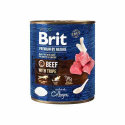 Brit Premium By Nature 800 g Beef with tripes 104100320 Konzerv, nedves táp Kutyáknak Brit