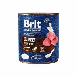 Brit Premium By Nature 800 g Beef with tripes 104100320 Konzerv, nedves táp Kutyáknak Brit