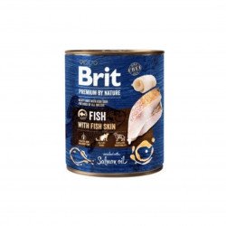 Brit Premium By Nature 800 g Fish with skin 104100326 Konzerv, nedves táp Kutyáknak Brit
