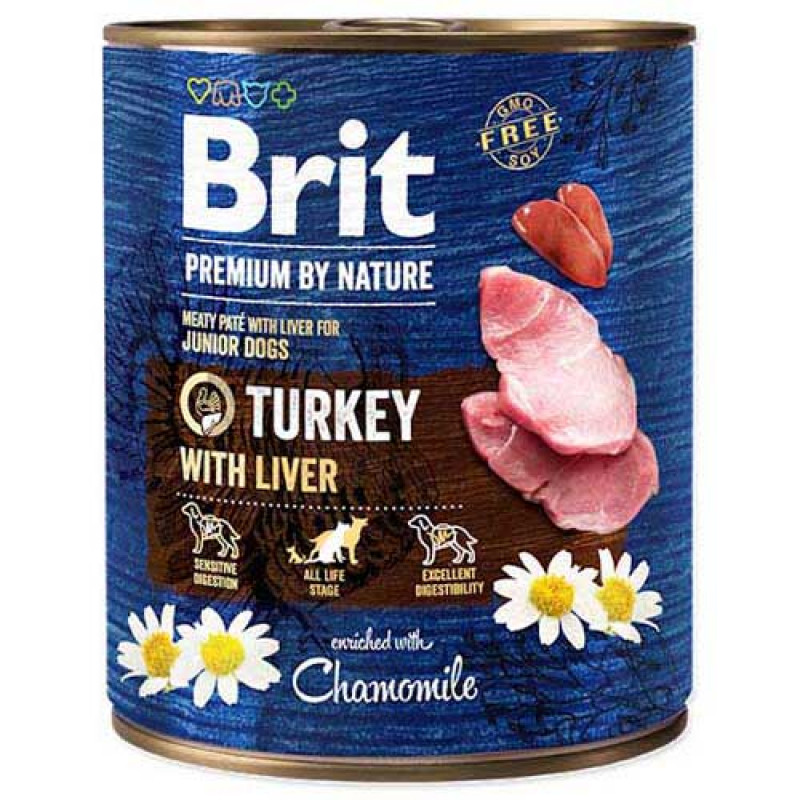 Brit Premium By Nature 800 g Turkey with liver 104100318